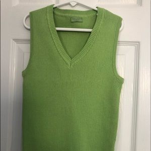 John Galt for Brandy Melville Green Sweater Vest.